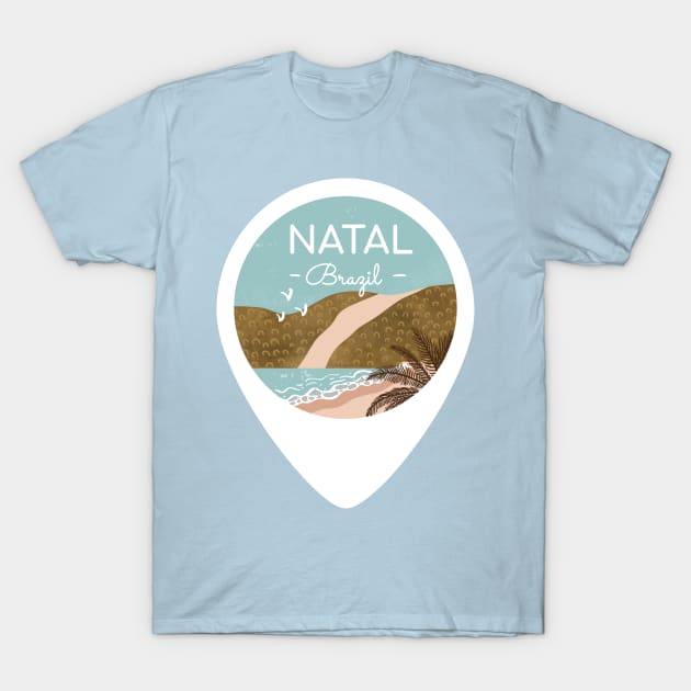 Natal - Brazil T-Shirt by Wlaurence